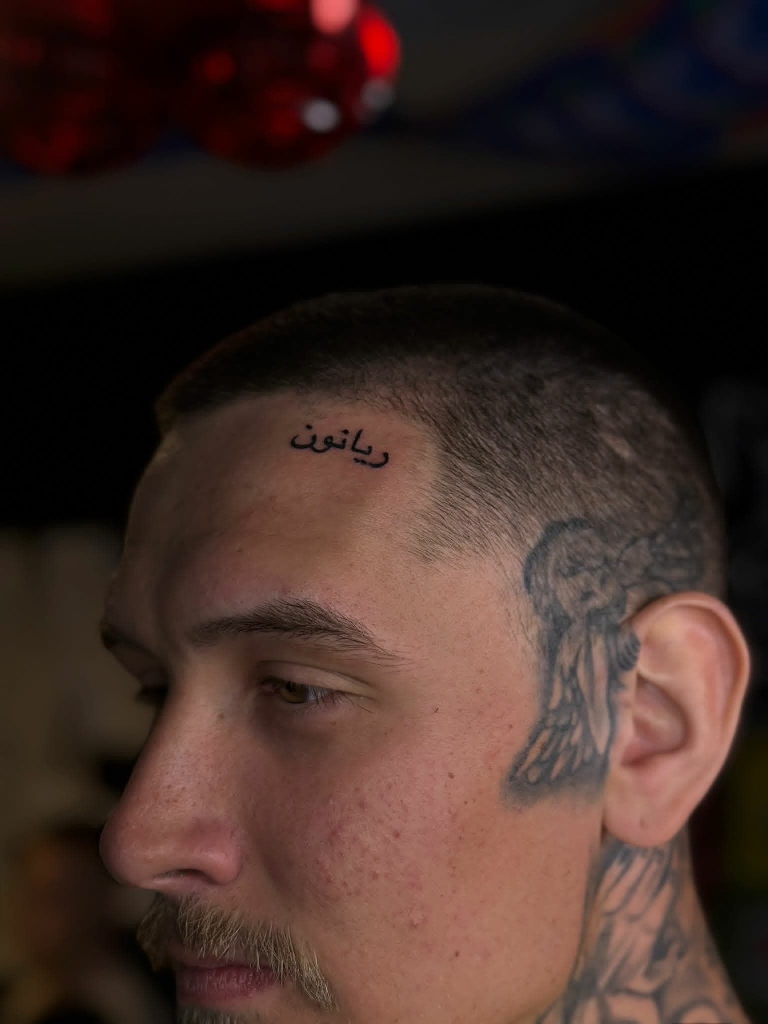 Arabic Forehead Script